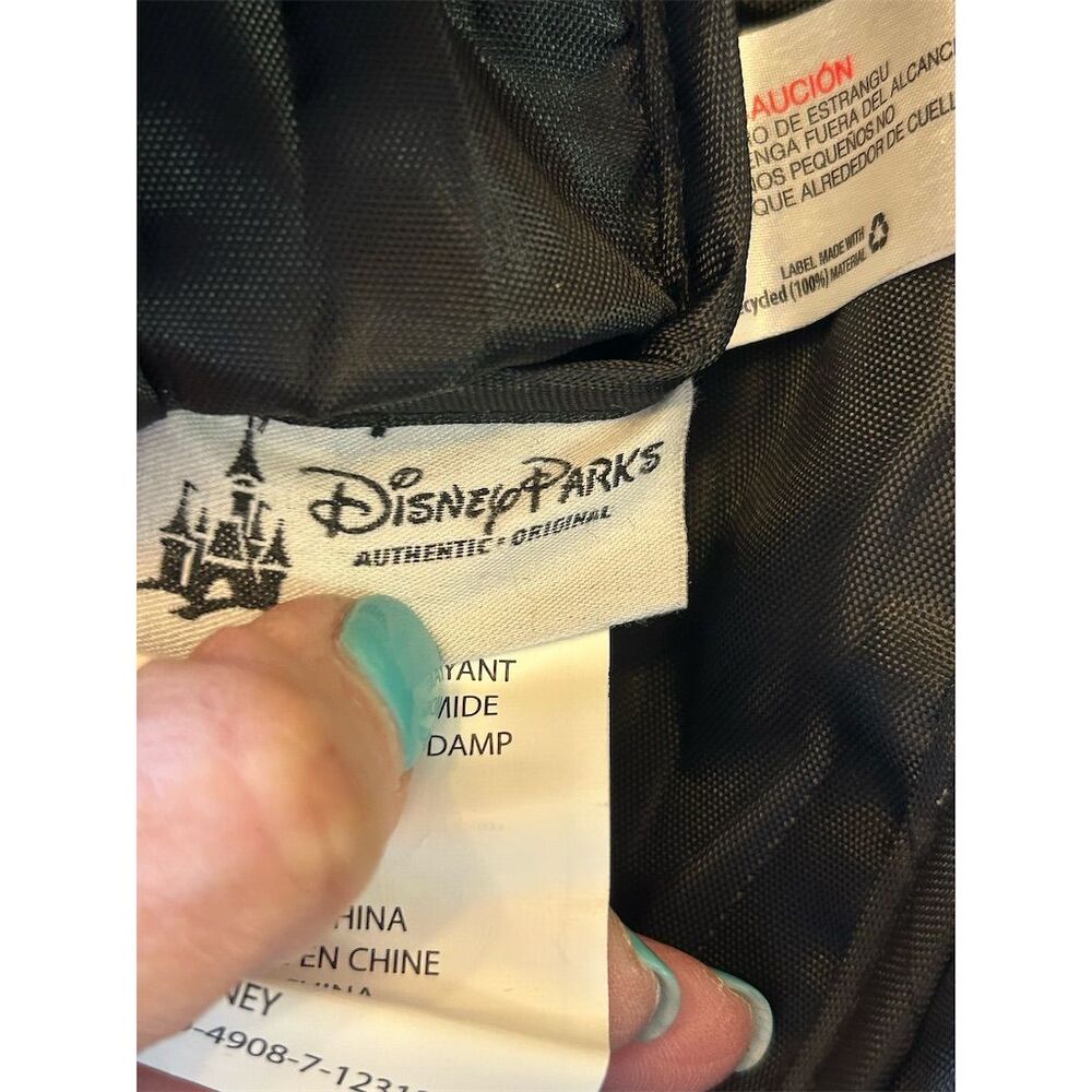 Vintage Disney World Mickey Mouse Crossbody Messenger Bag Black Medium - Picture 8 of 12